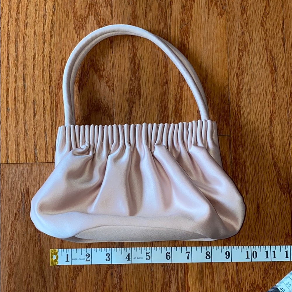 Pink Satin Nicole Miller Evening Bag - Picture 7 of 8